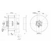 Центробежный вентилятор ebmpapst R4E400AN0906