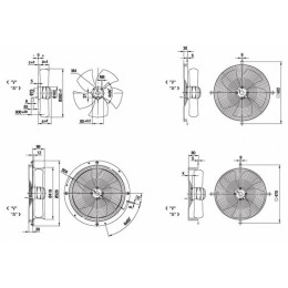 Вентилятор Ebmpapst S6E420-BP02-30 осевой