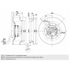 Вентилятор Ebmpapst R2S175-AB56-01 центробежный
