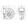 Вентилятор Ebmpapst D2E160-FI01-02 центробежный