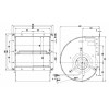 Вентилятор Ebmpapst D4D200-CA01-02 центробежный