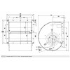 Вентилятор Ebmpapst D4E200-CA02-02 центробежный
