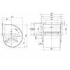 Вентилятор Ebmpapst D6E250-CA01-01 центробежный