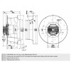 Вентилятор Ebmpapst R3G630-AB06-03 центробежный EC