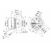 Вентилятор Ebmpapst R3G160-AC50-01 центробежный EC