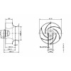 Центробежный вентилятор Ziehl-Abegg RH40G-4DK.2F.1R