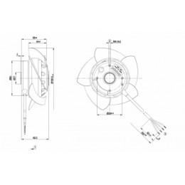 Осевой вентилятор ebmpapst A2D160AB2207