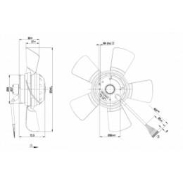 Осевой вентилятор ebmpapst A2D240AA0202