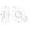 Осевой вентилятор ebmpapst A2S130AA0333