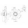 Осевой вентилятор ebmpapst A4D420AU0202