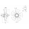 Осевой вентилятор ebmpapst A4D450AO1401