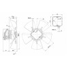 Осевой вентилятор ebmpapst A4E300AA0148