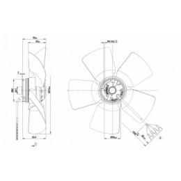 Осевой вентилятор ebmpapst A4E315AC0819