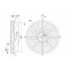 Осевой вентилятор ebmpapst S2D250AI0201