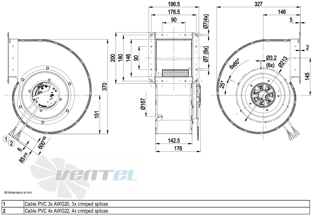 Ebmpapst G3G200-BF01-03 - описание, технические характеристики, графики