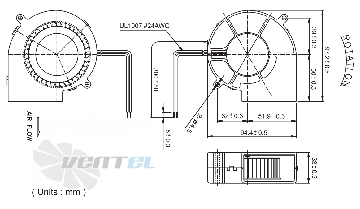 Sunon PMB1297PYB1-AY - описание, технические характеристики, графики