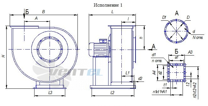  ВР 100-45 № 2,5 - описание, технические характеристики, графики