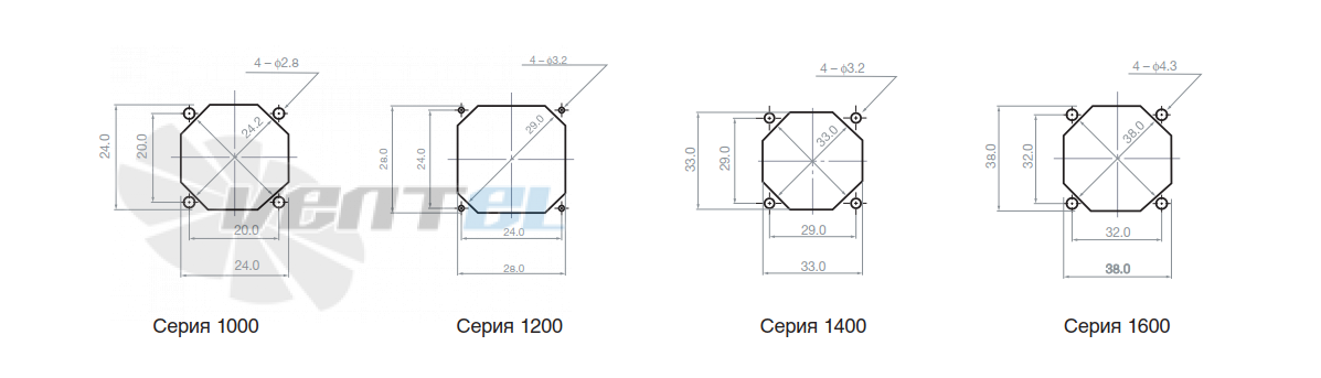 NMB 1004KL-01W-B40 - описание, технические характеристики, графики