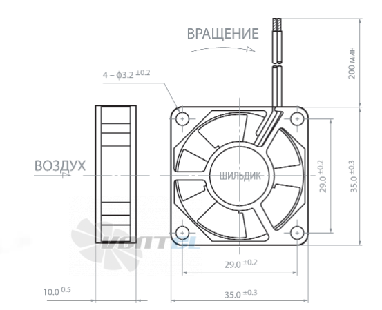 NMB 1404KL-01W-B40 - описание, технические характеристики, графики