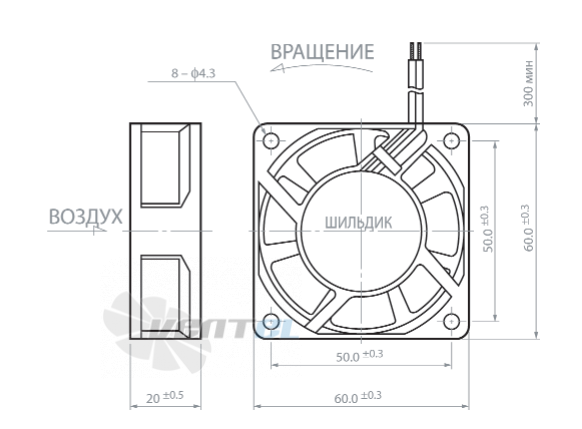 NMB 2408NL-04W-B50 - описание, технические характеристики, графики