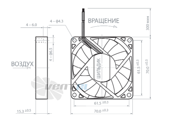 NMB 2806KL-04W-B30 - описание, технические характеристики, графики