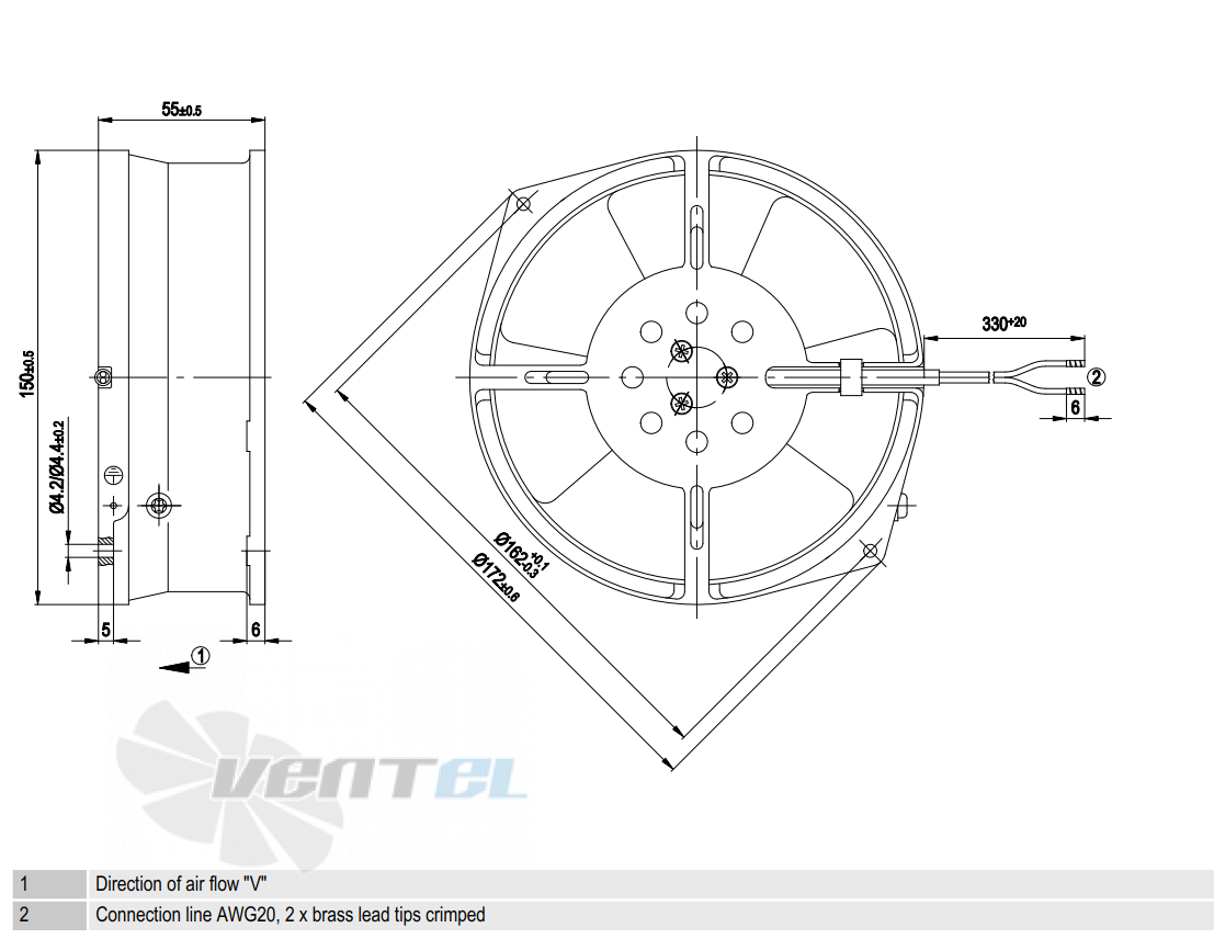 Ebmpapst W2S130-AB03-19 - описание, технические характеристики, графики