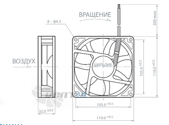 NMB 4712KL-04W-B10 - описание, технические характеристики, графики