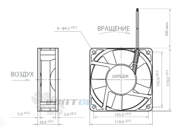 NMB 4715SL-04W-B20 - описание, технические характеристики, графики