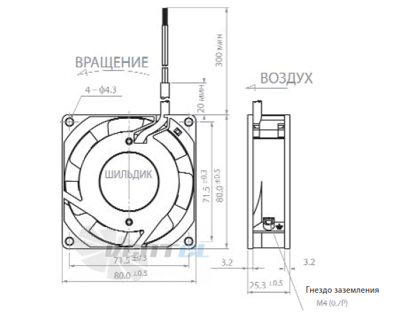 NMB 3110MS-23W-B30 - описание, технические характеристики, графики