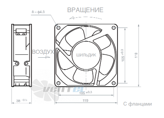 NMB 4715MS-12T-B10 - описание, технические характеристики, графики