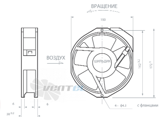 NMB 5915PC-12T-B10 - описание, технические характеристики, графики