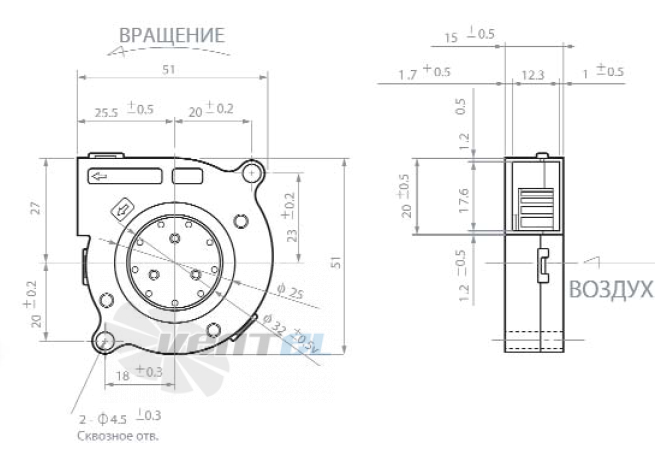 NMB BM5115-01W-B30 - описание, технические характеристики, графики