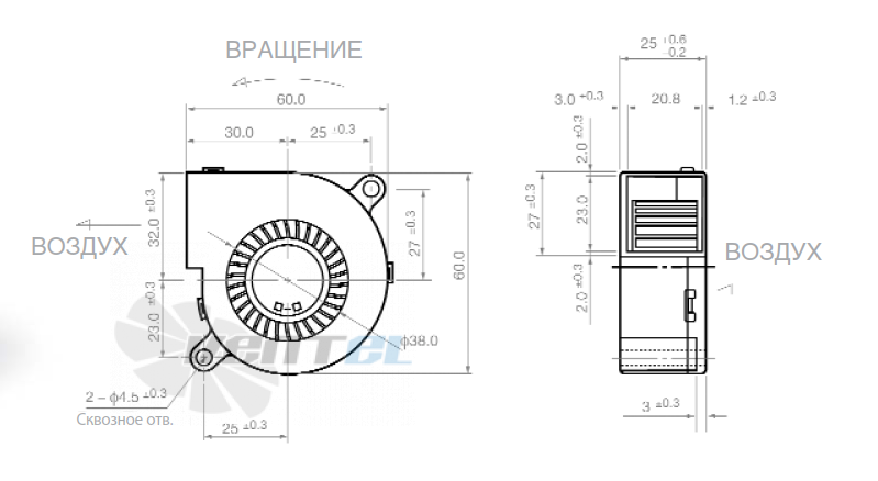 NMB BM6025-04W-B50 - описание, технические характеристики, графики