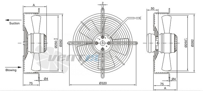 Sanmu YWF-K-2E250-Z - описание, технические характеристики, графики