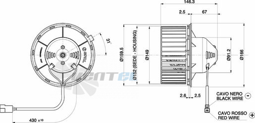 Spal (Италия) A47C248S - описание, технические характеристики, графики