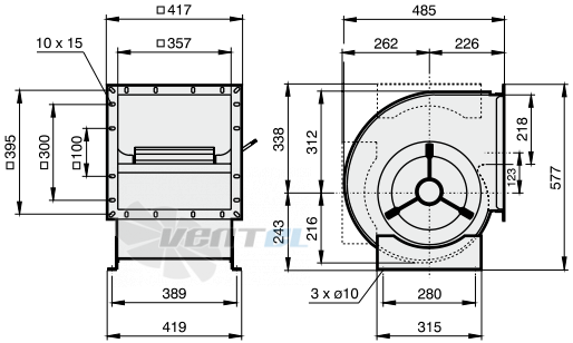 Rosenberg DRAD 280-4 - описание, технические характеристики, графики