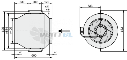 Rosenberg R 400 LE - описание, технические характеристики, графики