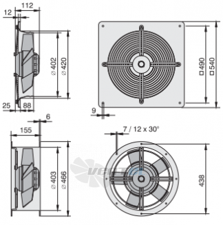 Rosenberg EQ 400-6 - описание, технические характеристики, графики