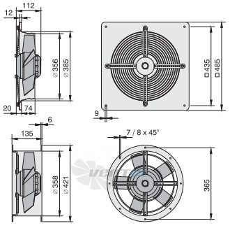 Rosenberg EQ 350-4 - описание, технические характеристики, графики