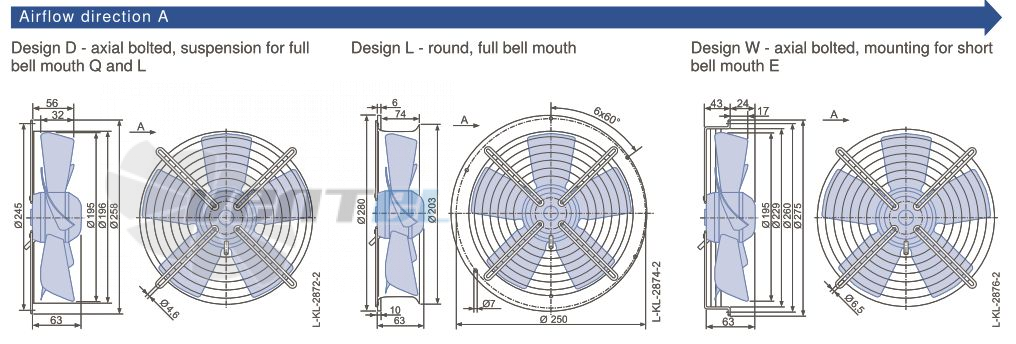 Ziehl-abegg FB020-4ED.W6.A5 - описание, технические характеристики, графики