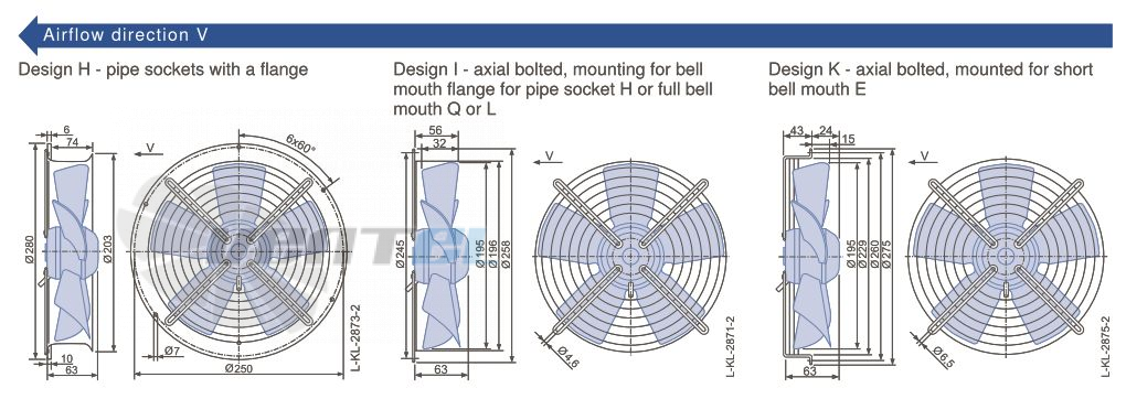 Ziehl-abegg FB020-4EK.W6.V5 - описание, технические характеристики, графики
