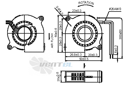 Sunon GB1205PKV1-8AY-GN - описание, технические характеристики, графики