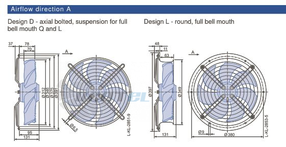 Ziehl-abegg FN031-4ED.WD.A7 - описание, технические характеристики, графики