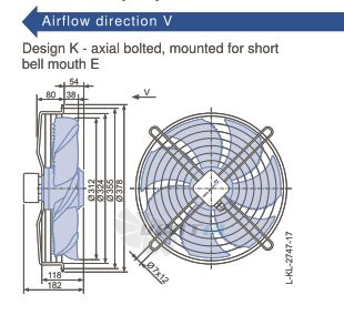 Ziehl-abegg FN031-4EK.0F.V7P2 - описание, технические характеристики, графики