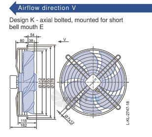 Ziehl-abegg FN031-4DK.0F.V7P2 - описание, технические характеристики, графики