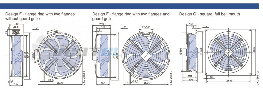 Ziehl-abegg FN045.VDQ.4F.A7P1 - описание, технические характеристики, графики