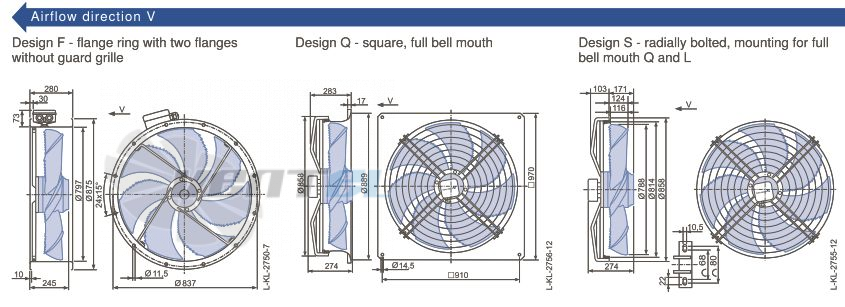 Ziehl-abegg FN080-ADF.6N.V7P2 - описание, технические характеристики, графики