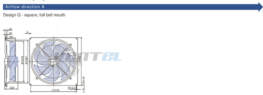 Ziehl-abegg FN100-ADQ.7M.V5P1 - описание, технические характеристики, графики