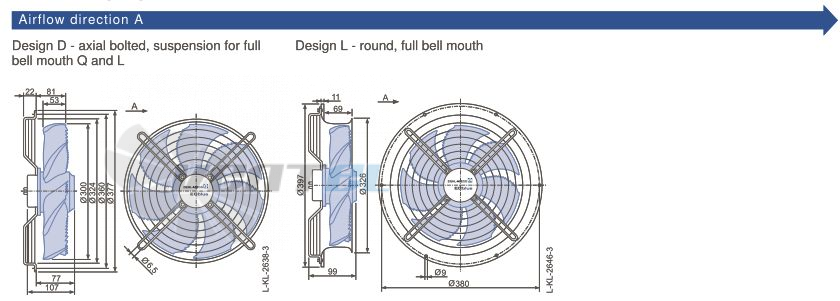 Ziehl-abegg FN030-6ID.0E.A7 - описание, технические характеристики, графики