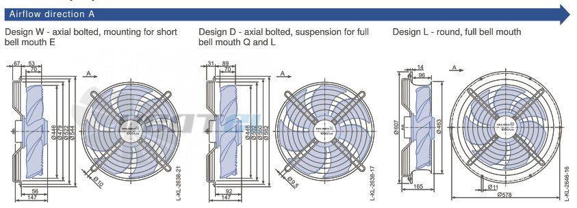 Ziehl-abegg FN045-6IW.BF.A7P2 - описание, технические характеристики, графики